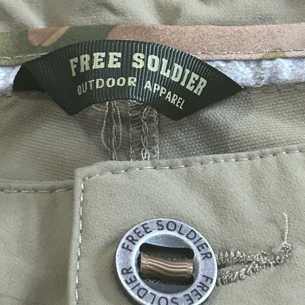Free Soldier Pants Mens 38x34 Radiant Tactical Cargo Khaki Lightweight Quick Dry - Picture 3 of 8